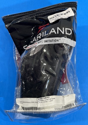 SAFARILAND 6280-149-61 SLS LEVEL II DUTY HOLSTER SPRINGFIELD ARMORY XD 40 45 RH - Picture 6 of 6