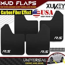 Front&Rear Splash Guards Mud Flaps For Toyota Car Pickup Carbon Fiber Universa🔥