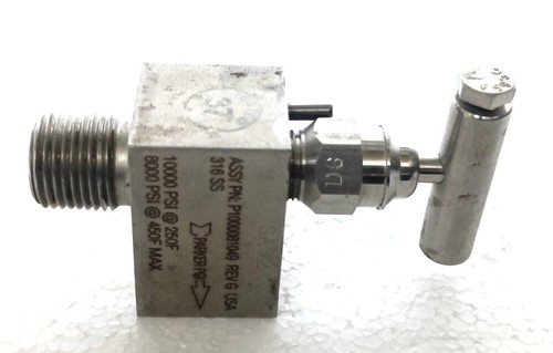 PARKER 10,000 PSI NEEDLE VALVE #NEW - Picture 6 of 6