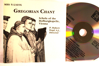 GREGORIAN CHANT (CD) Schola of the Hofburgkapelle, Vienna MHS 512365x VG+ Cond
