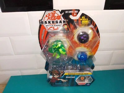 Figurine Neuf bakugan battle planet spin master starter pack maxotaur - Photo 1/2