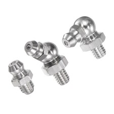 15pcs Stainless Steel Straight and Angled Grease Fitting M6x1mm Metric Thread