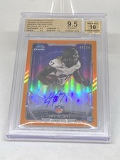 2015  Jay Ajayi ORANGE  REFRACTOR SP/50 AUTO RC ROOKIE BGS 9.5/10 GEM MT POP 4
