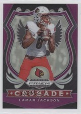 2020 Panini Prizm Draft Picks Crusade Purple Prizm Lamar Jackson #70 2qw