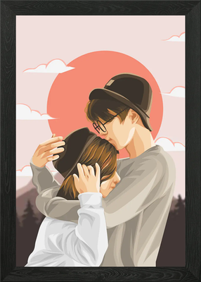 #ad #ad you are the reason Framed Wall Art Poster Canvas Print Picture GBP 24.95