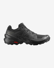 SALE! (Authentic) Men's Salomon SPEEDCROSS 6 Trail Running Shoes, Black/Black