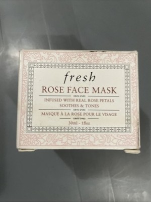 New Fresh Rose Face Mask Infused With Real Rose Petals 30ml / 1 fl.oz 