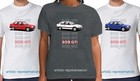 Peugeot 309 GTi Art T Shirts - BLACK, BLUE, GREEN, GREY, RED, SLVER, WHITE