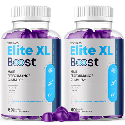 (2 Pack) Elite XL Boost ACV Gummys Support Male Health EliteXLBoost 120 Gummies