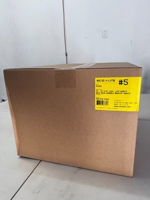 #5 - 10 1/2x16'' Ecolite - Kraft Paper Bubble Mailers - 100/CASE