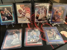 NBA Card Lot -numbered/autos/patch! 17 Cards! Prizm Black/Topps/Optic