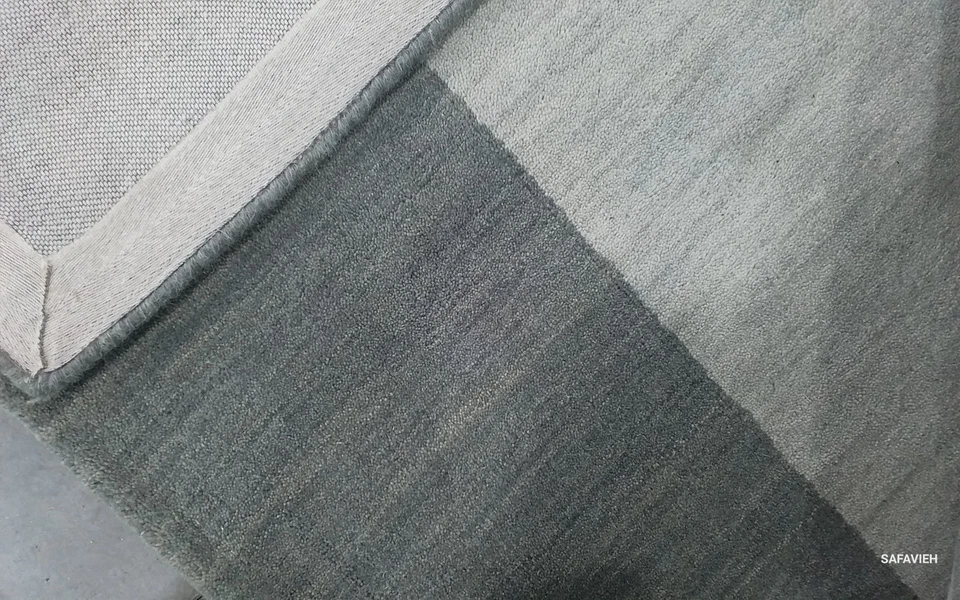 LGREY / DARK GREY 8'-9" x 12'-0" Hole in Rug, Reduced Price 1172787000 HIM580B-9 - Image 3 of 4