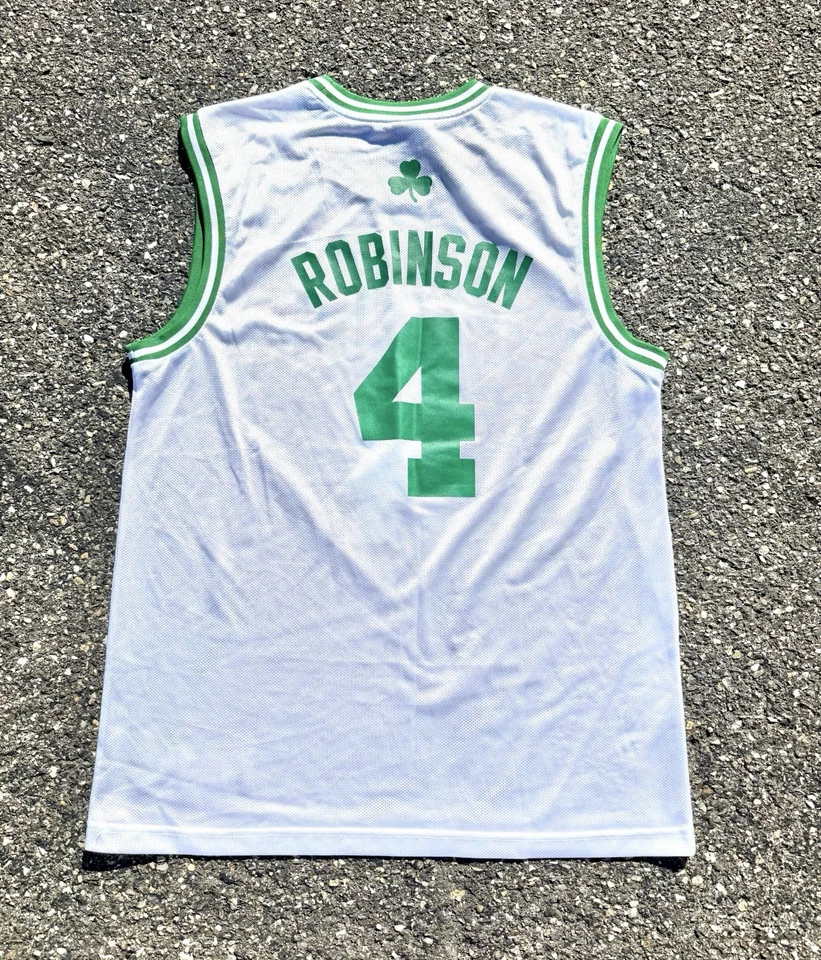 Camiseta deportiva de baloncesto vintage de los Boston Celtics Nate Robinson Adidas de la NBA talla L grande Foto 2 de 4