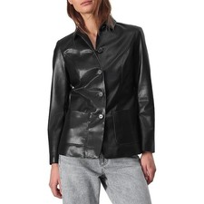 NWT Rag  Bone Women's Drew Faux Leather Blazer Size 0