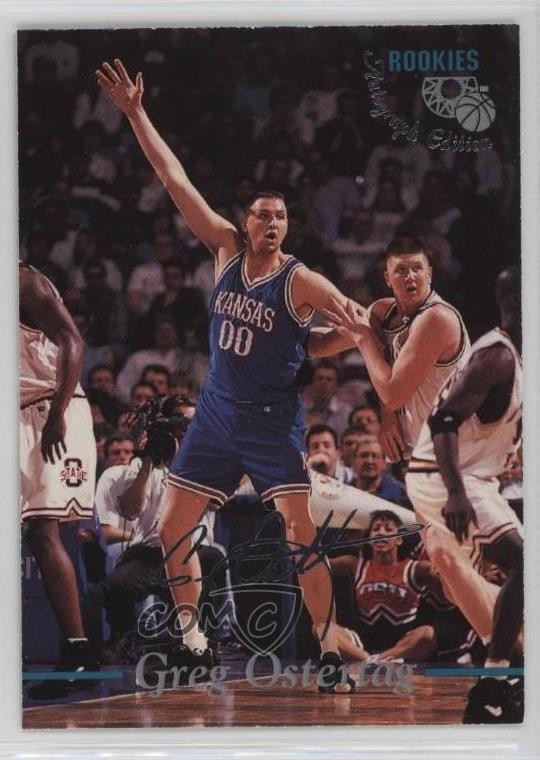 1995 Classic Rookies Auto Edition Greg Ostertag #26 RC 15ox