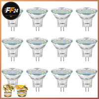 Led-Leuchtmittel 3W MR11 12V GU4 Bi-Pin-Sockel Tageslichtweiß 4000K 12 StüCk