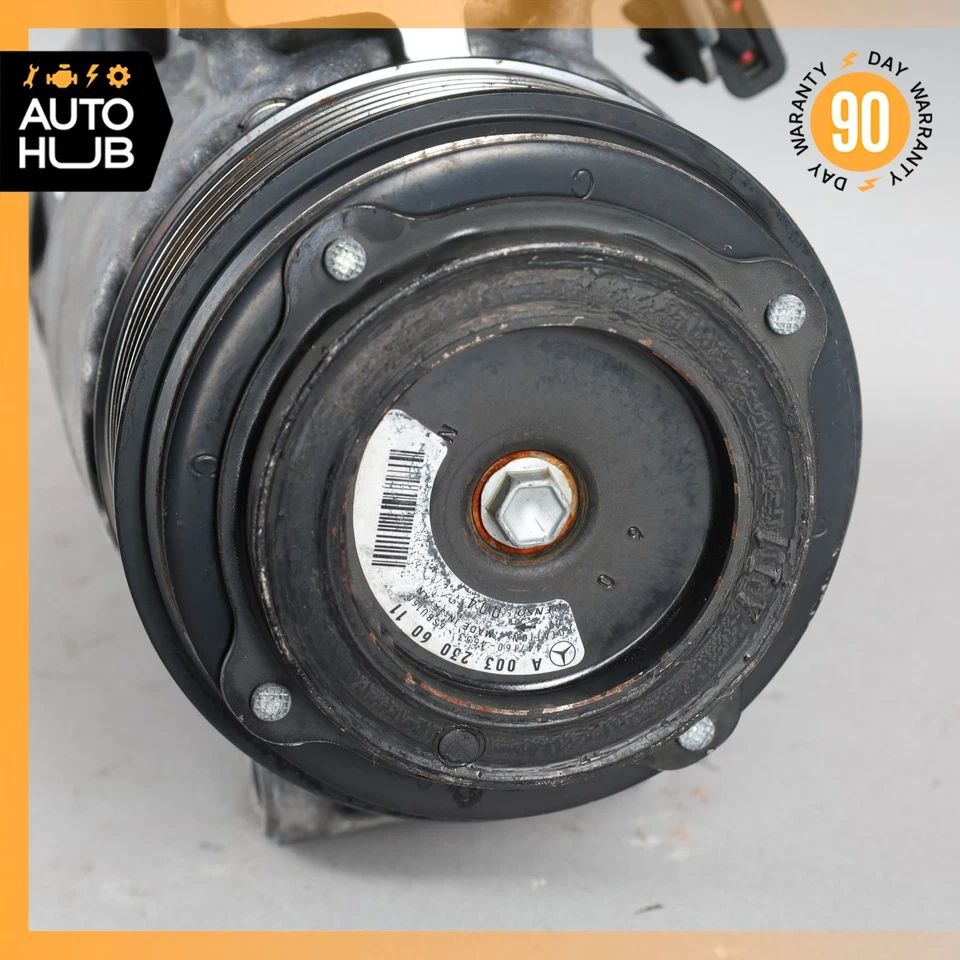 12-13 Mercedes W166 ML350 GL350 Diesel A/C AC Air Conditioning Compressor OEM - Image 3 of 4