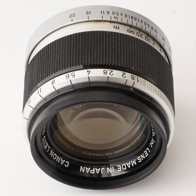 FOR PARTS] Canon 50mm f/1.8 L39 LTM | eBay