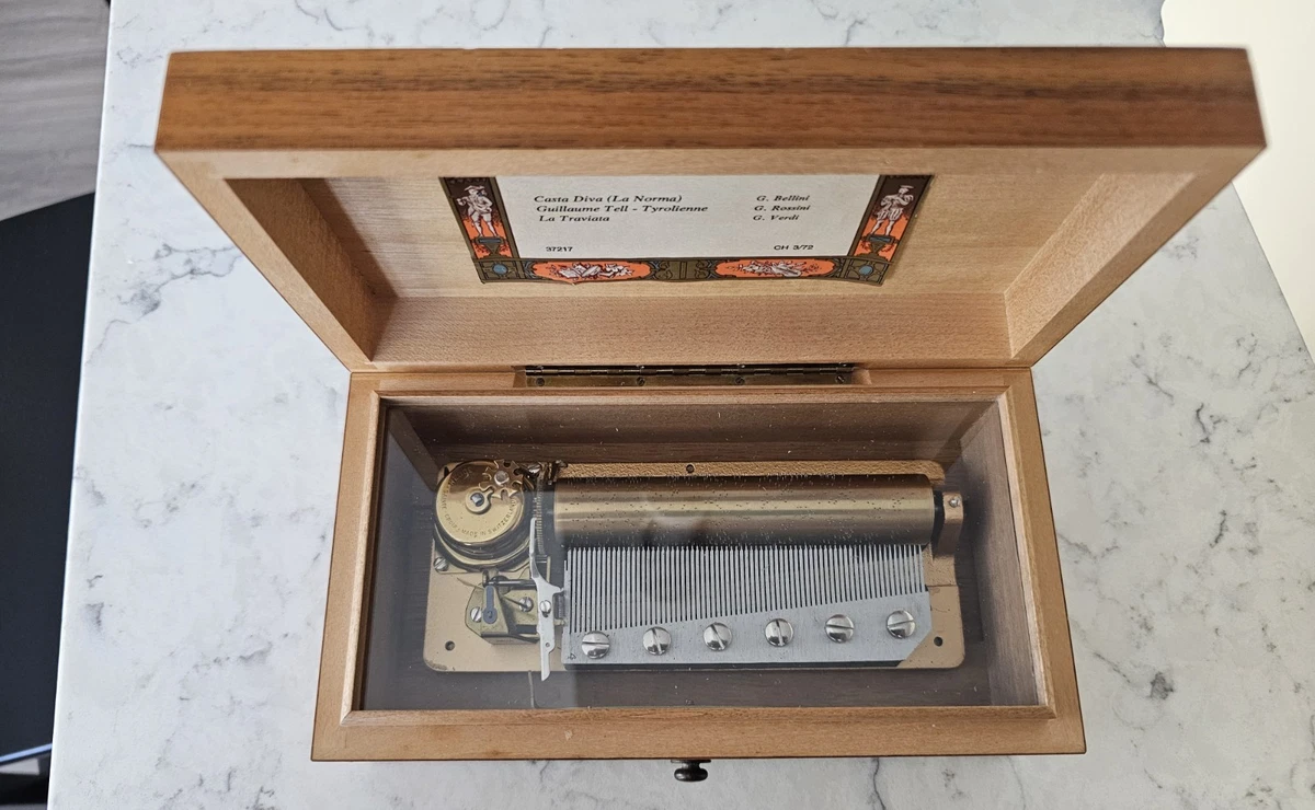 Reuge Sainte Croix In Collectible Music Boxes (1940-1970) for sale