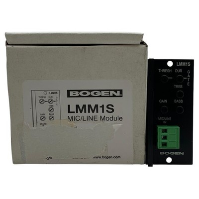 Bogen LMM1S Advanced Input Mic/Line Input Module BRAND NEW
