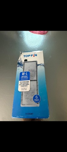 Top Fin RF-L Replacement Filter Cartridges | Opened 5 Count Aquarium Filters