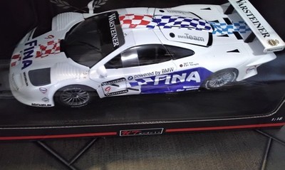 UT MODELS MC LAREN F1 GTR POWERED BY  BMW  97 FINA 1/:18 NIB