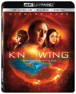 Blu-Ray 4K Uhd - Knowing 0 - Lionsgate 