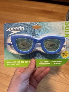 SPEEDO Sunny Vibes Kids Swim Goggles Age 3-6 Childrens Swimming Goggle AquaBlue
