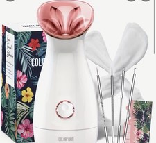 Facial Steamer Nano Ionic Hot Mist Face Steamer Home Sauna SPA Face Humidifie...