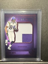 2025 Panini Silhouette Randy Moss SS-RMS /7 Patch Vikings