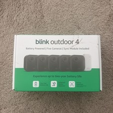 BLINK Outdoor 4 (4th Gen) 5-Camera Security S...