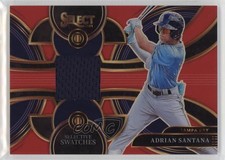2024 Panini Select Selective Swatches Red Prizm /99 Adrian Santana #SS-AS 1ta7