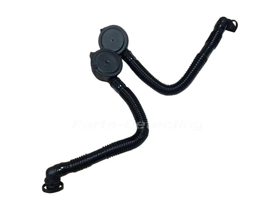 2X Tubo de válvula de ventilación del motor para Audi RS4 RS5 2010-2016 4,2 L 079103210E Foto 3 de 4