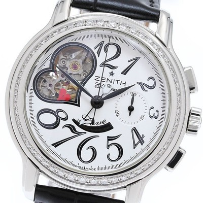 ZENITH El Primero Open Heart 16.1230.4021 diamond bezel Automatic Men's_979118