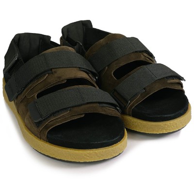 Clarks Mens Size 12 Overleigh Tor Olive Suede Slip on Slides Sandals Shoes Clarks Originals Men main image 4