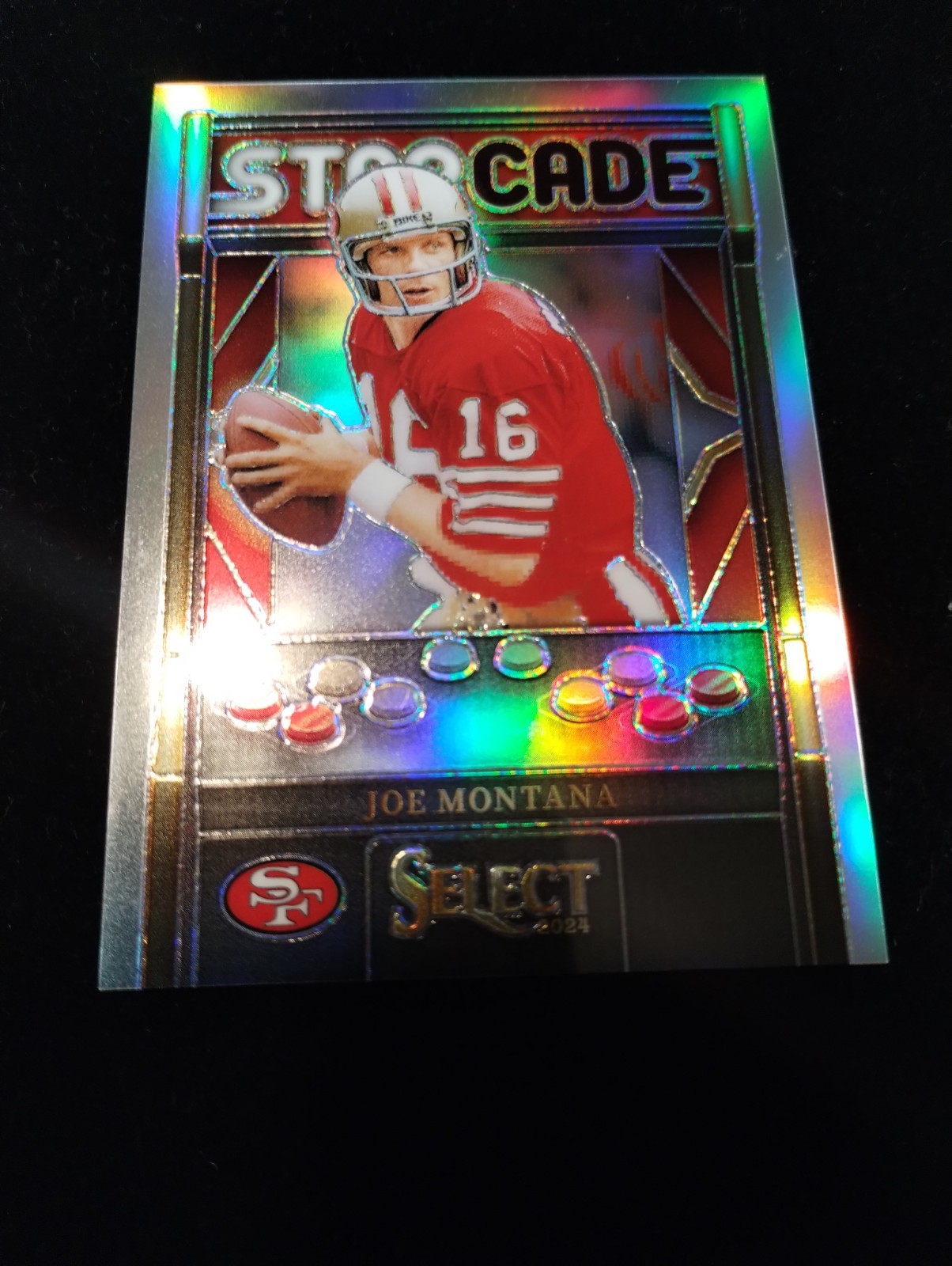2024 Select Joe Montana Starcade Holo #6 Case Hit! SF 49ers HOF GOAT! SSP