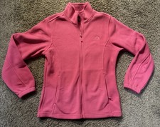 Women s Small Pink Full Zip Polyester Jacket