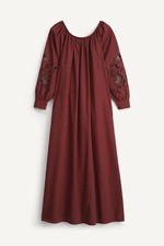 Zara Collection SS2025 Poplin Embroidered Dress