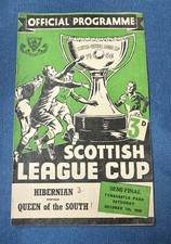 1950 SCOTTISH LEAGUE CUP SEMI-FINAL : HIBERNIAN v QUEEN OF THE SOUTH
