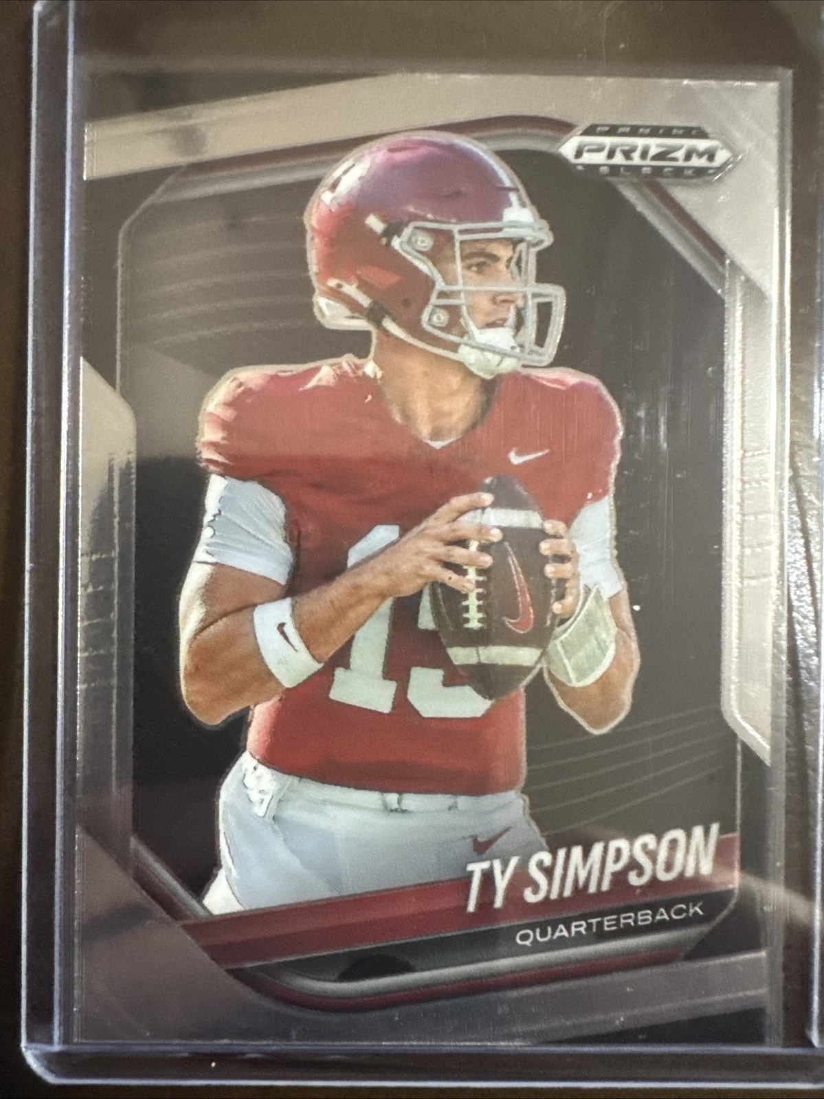 2025 Panini Prizm Black #152 Ty Simpson University Of Alabama