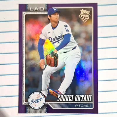 2026 Topps Series 1 - Shohei Ohtani #200 Purple Rainbow Foil 154/250