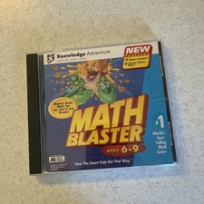 Math Blaster Ages 6-9 PC CD-ROM Learning Game 1998