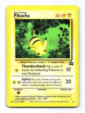 Pikachu 27 Promo Wizards Black Star Promos Pokemon Lightly Played on eBay
