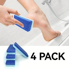 4 PACK Foot Pumice Stone for Feet Hard Skin Callus Remover and Scrubber