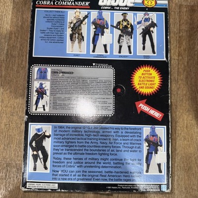 GI Joe Cobra Commander 12” Hasbro Hall Of Fame Action Figure 1991