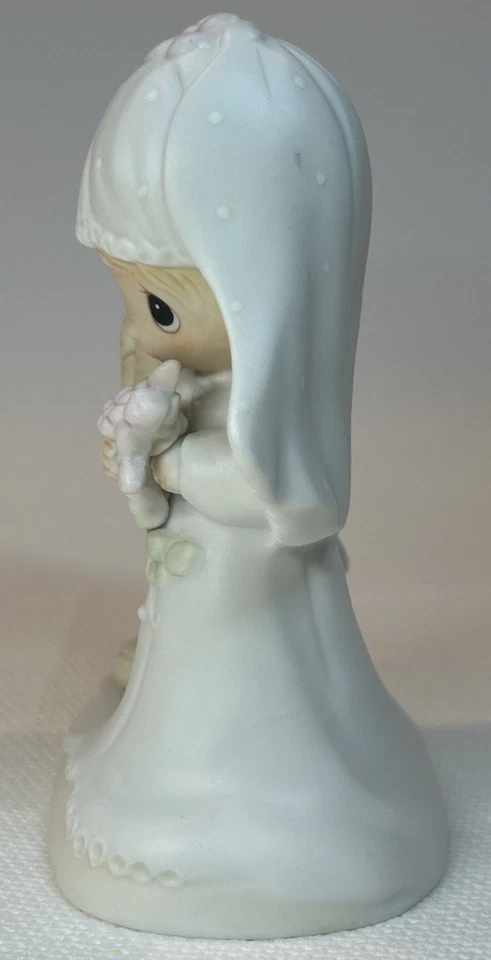 Precious Moments E-3114 The Lord Bless You And Keep You Bride & Groom 1979  Foto 3 de 4