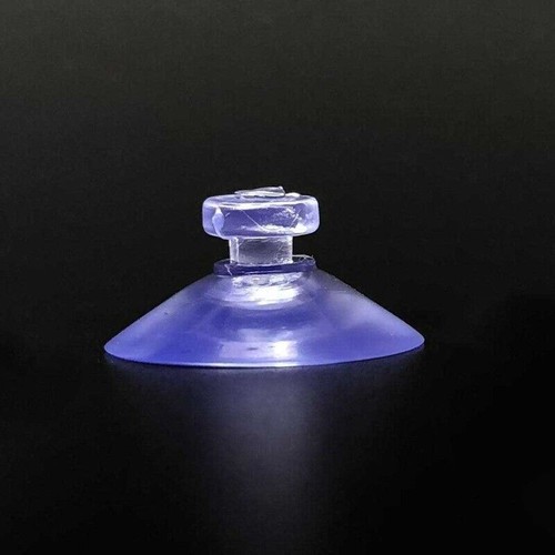 10x Small Clear Sucker Suction Cups Mushroom Head Strong Vacuum Suckers Hooks - Picture 5 of 6