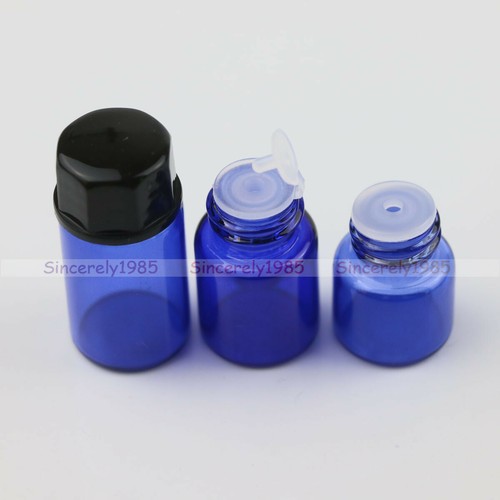 Up to 100 5ml Glass Orifice Reducer Bottle Sample Dram Drop Vials Essential Oils - Picture 11 of 13