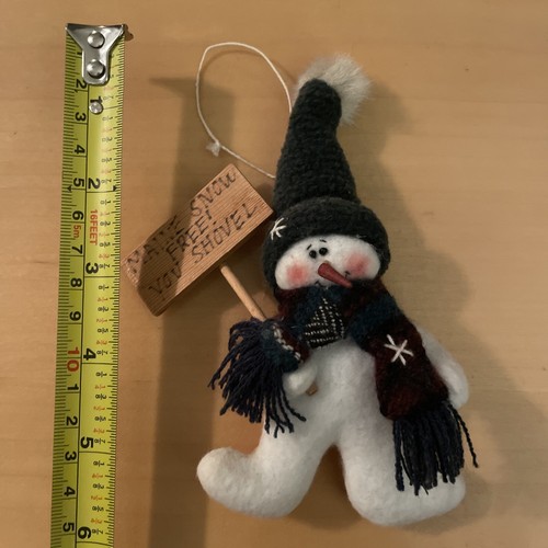 Schneemann Christbaumschmuck Maine Snow Free You Schaufel Hängedeko - Bild 3 von 10