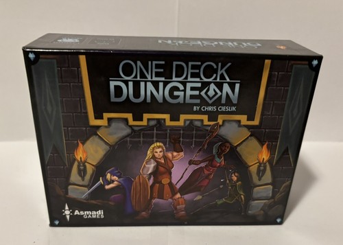 One Deck Dungeon Board Game Chris Cieslik Asmadi Games Cards Dice Complete